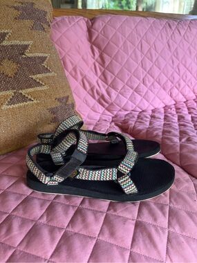 Teva Multicolor Patterned Strappy Sandals